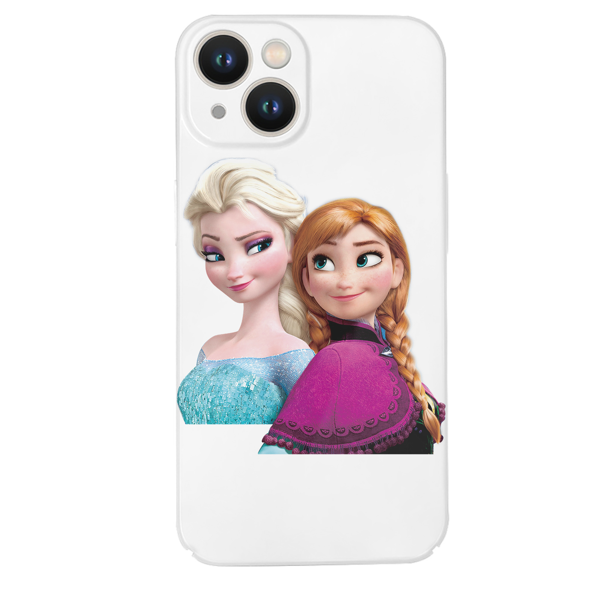 （画像用） アナと雪の女王 アンナ エルサ Frozen Anna Elsa 【iPhone 14シリーズ対応】ハードケース